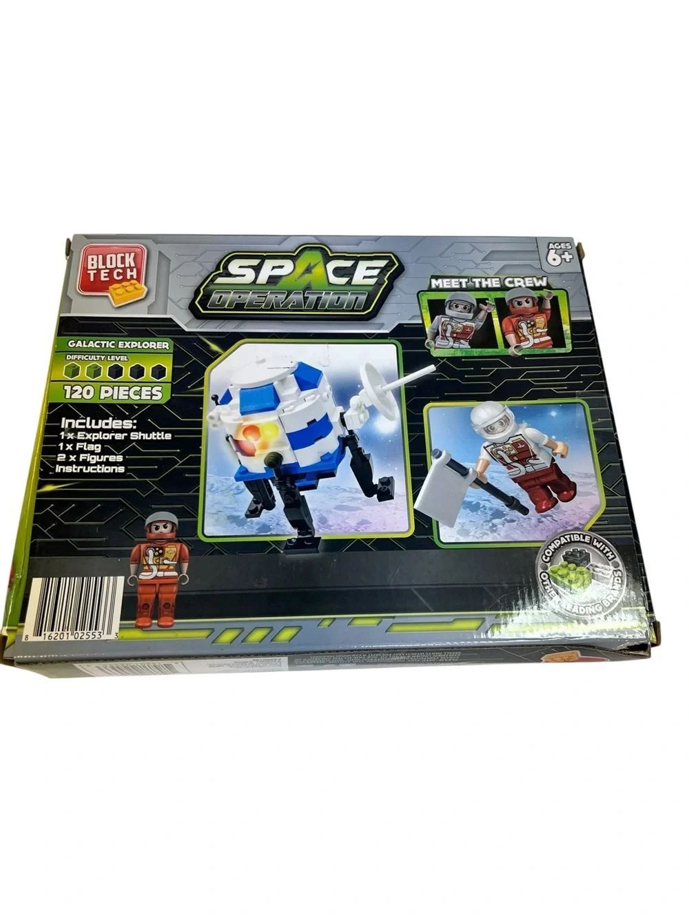 Space Operation Galactic Explorer Building Set - Blue & White Ages 6+